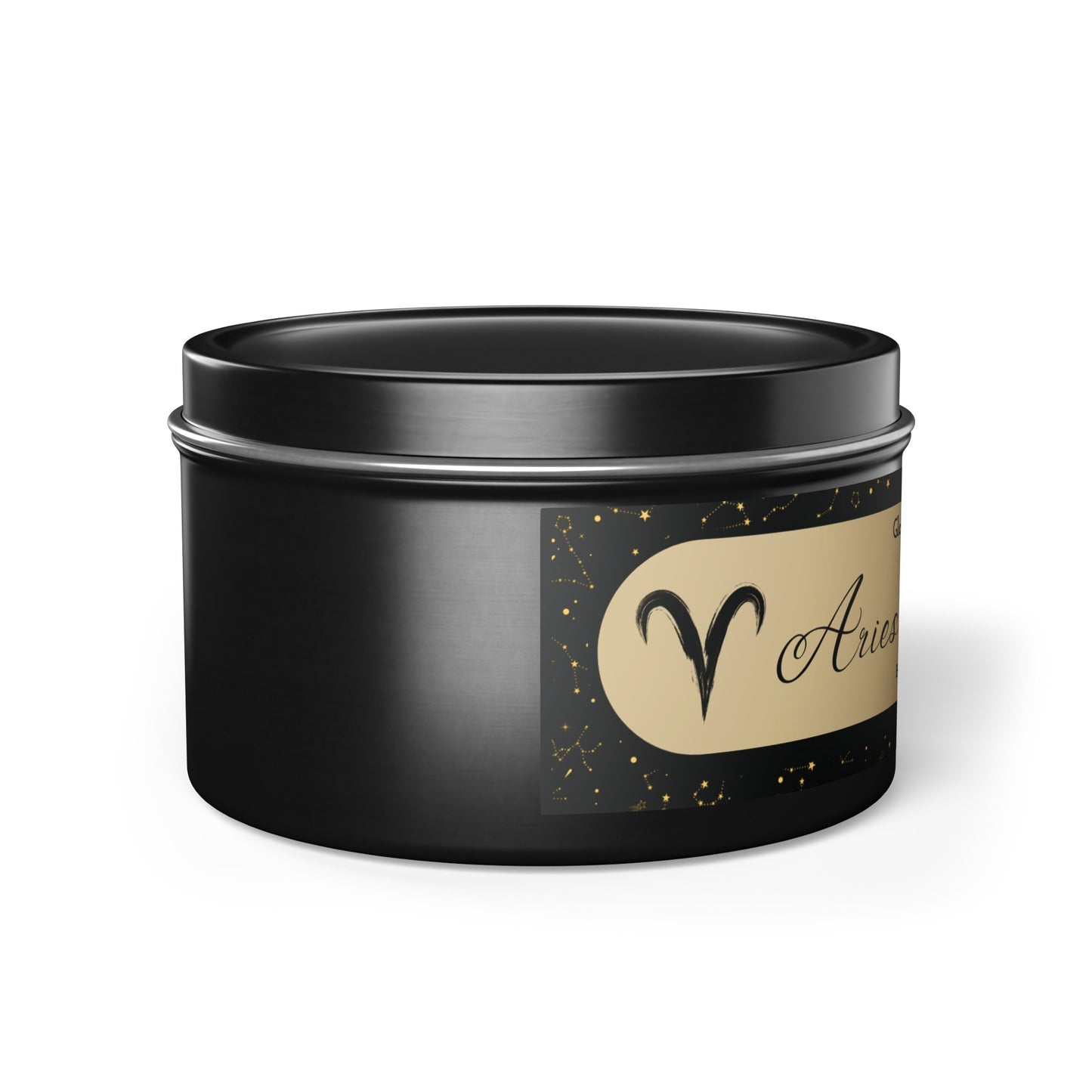 "Aries Abundance" Tin Candle