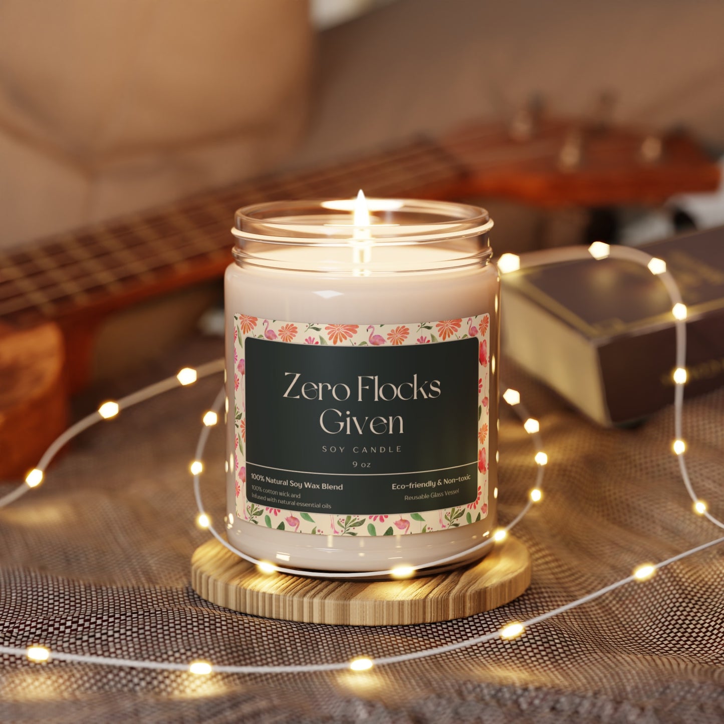 "Zero Flocks Given" Soy Candle