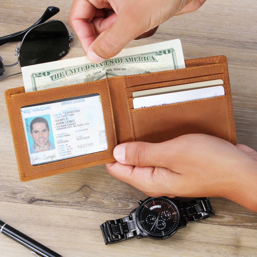 "Controller" Leather Wallet