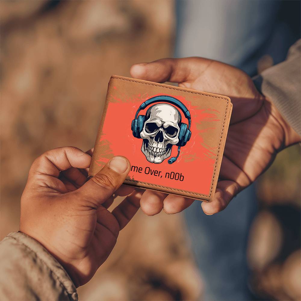 "Game Over, n00b" Leather Wallet