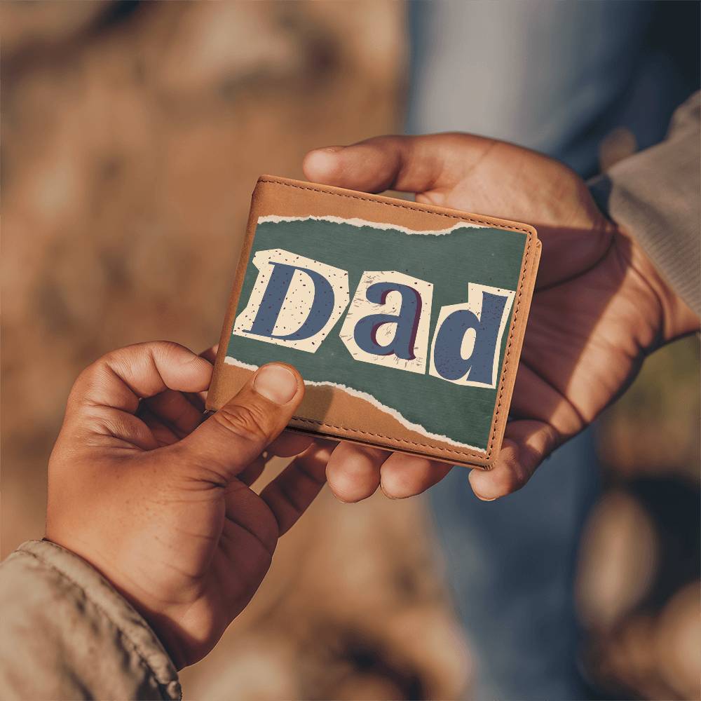 "Scrapbook Dad" Leather Wallet