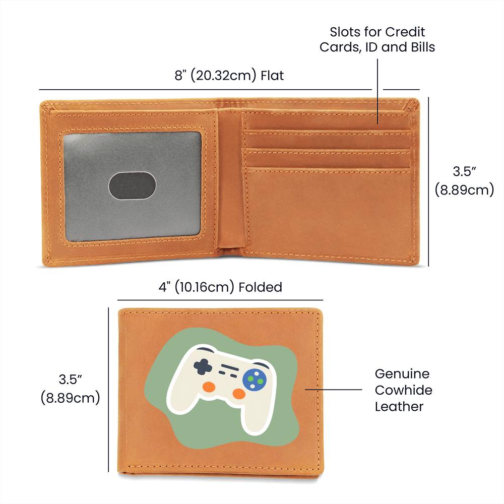 "Controller" Leather Wallet