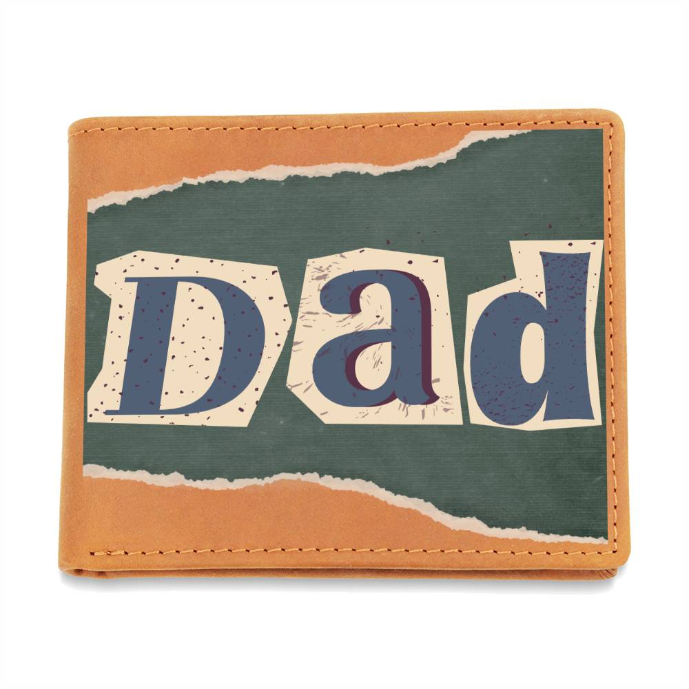 "Scrapbook Dad" Leather Wallet