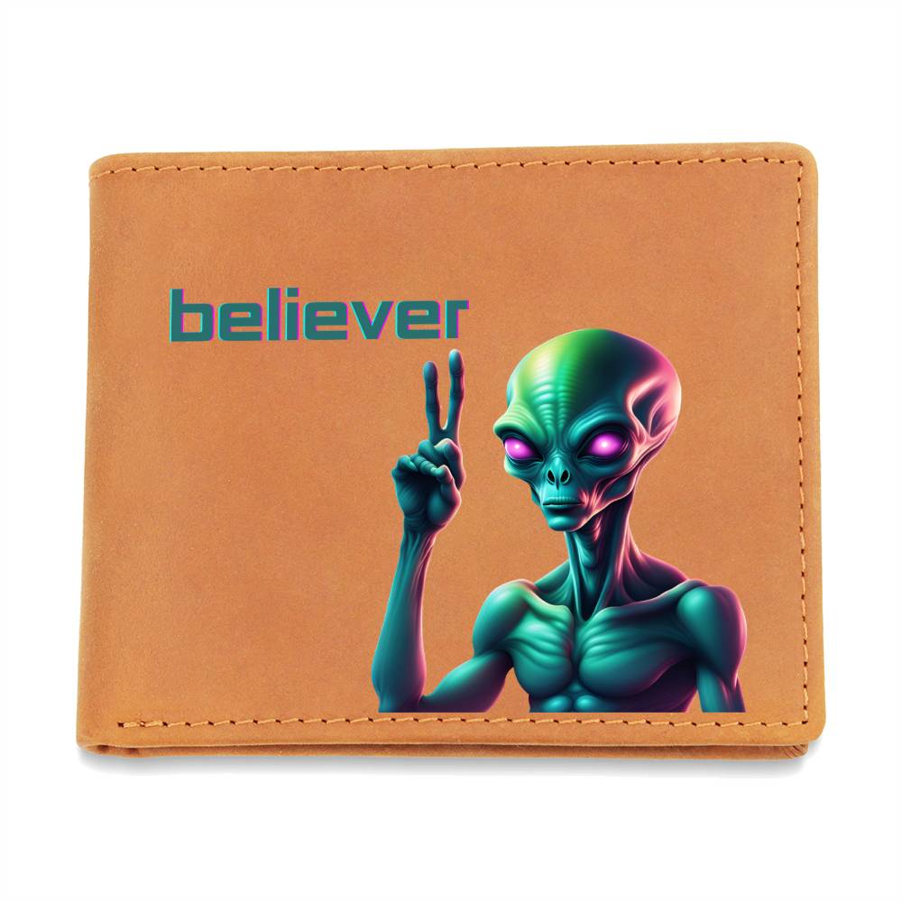 "Believer" Leather Wallet