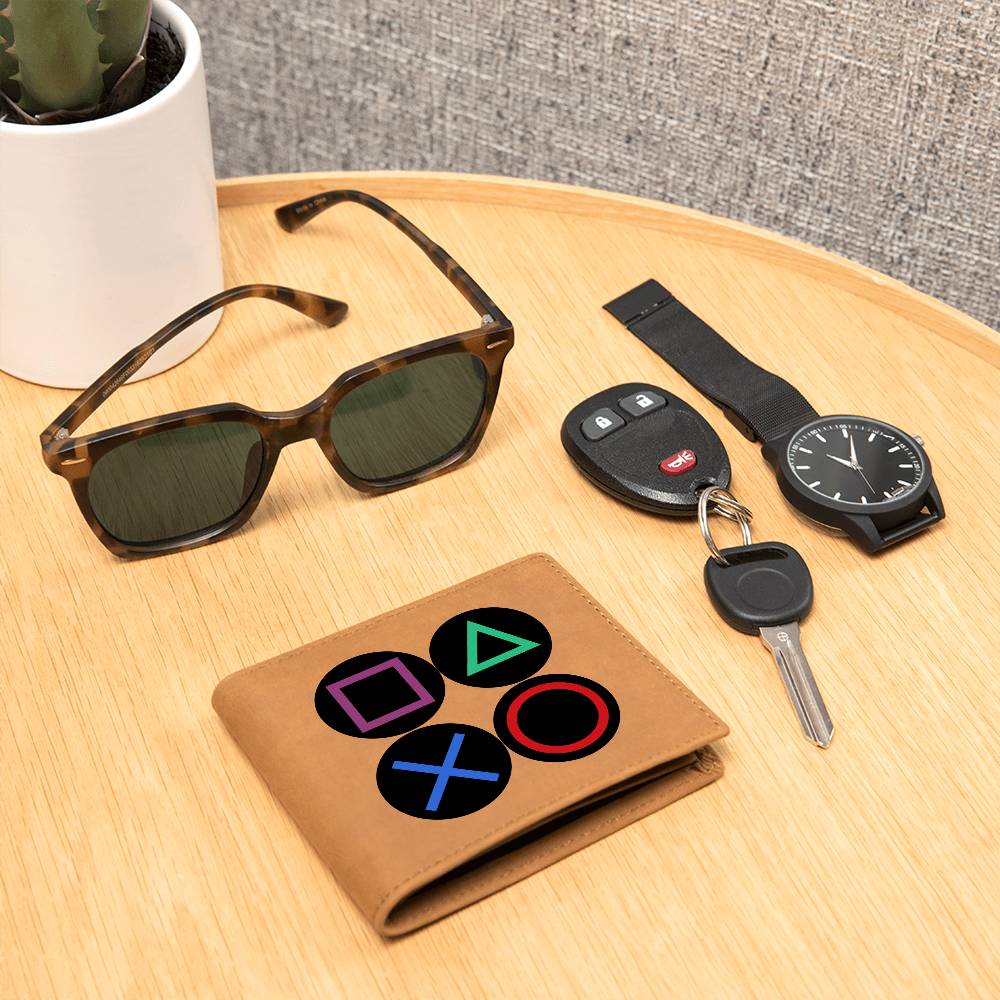 "Game On" Leather Wallet