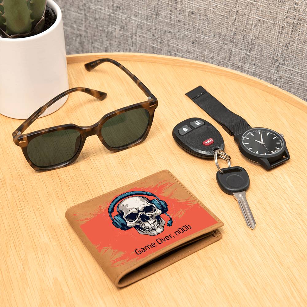 "Game Over, n00b" Leather Wallet