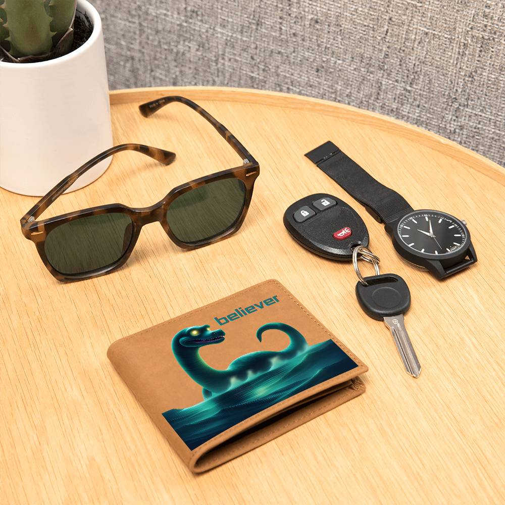 "Nessie Believer" Leather Wallet