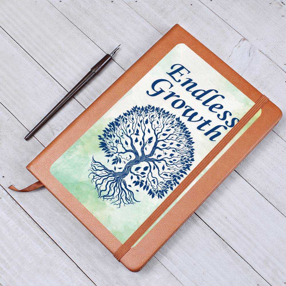 "Endless Growth" Vegan Leather Journal