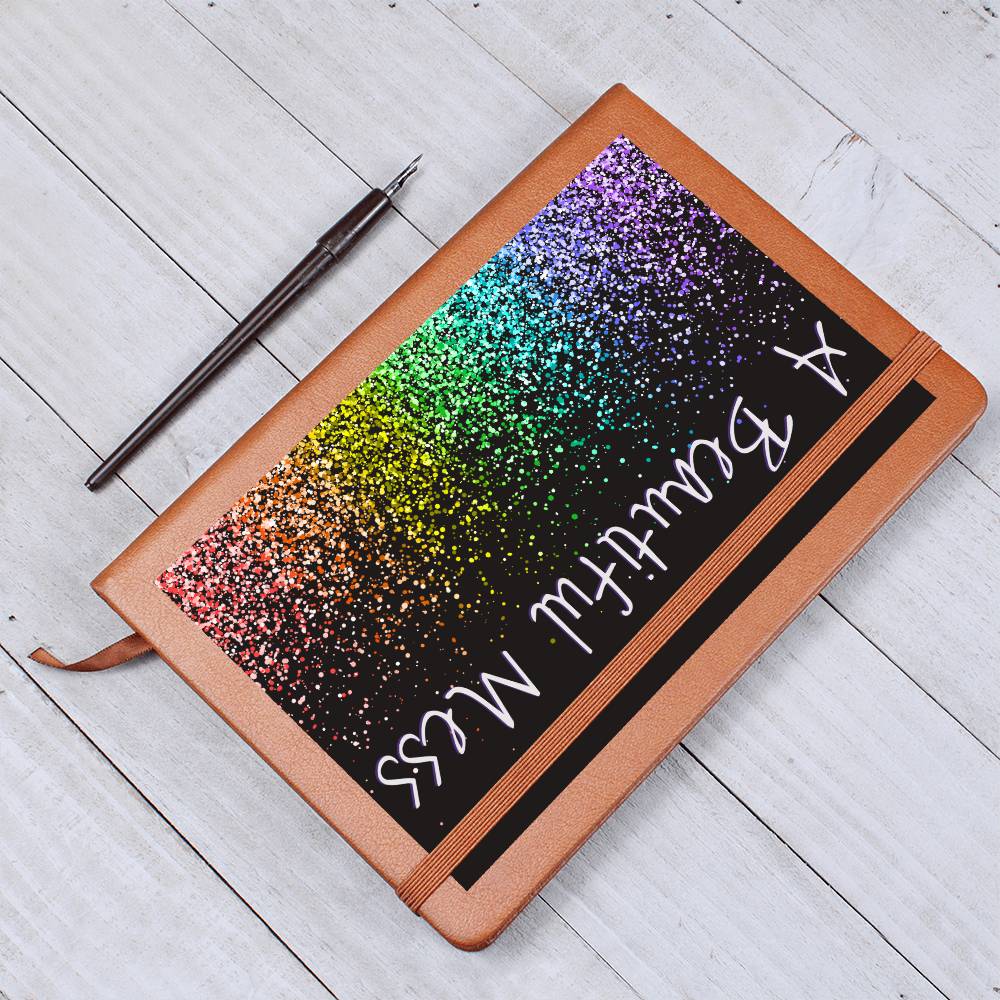 "A Beautiful Mess" Vegan Leather Journal