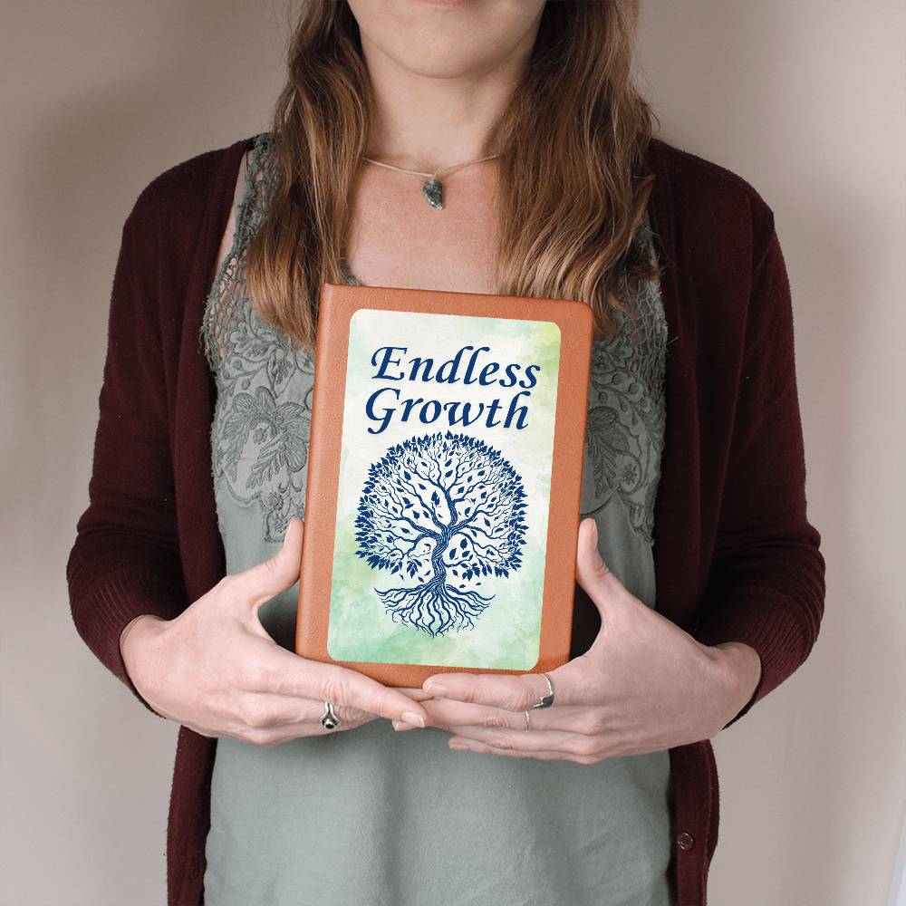 "Endless Growth" Vegan Leather Journal