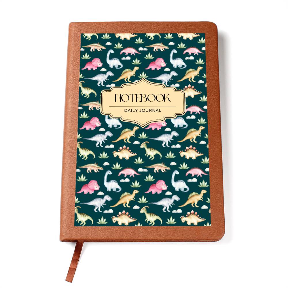 "Dino Daily Journal" Vegan Leather Journal