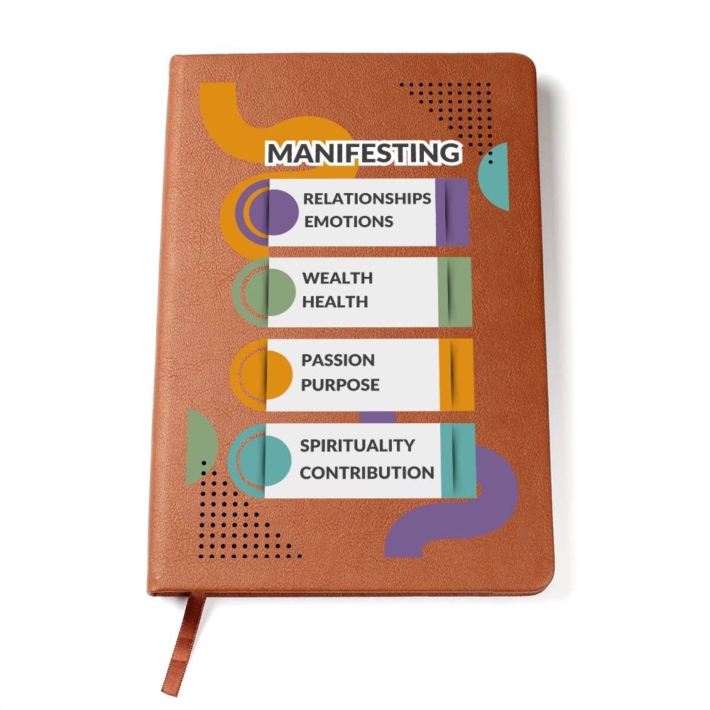 "Manifesting" Vegan Leather Journal