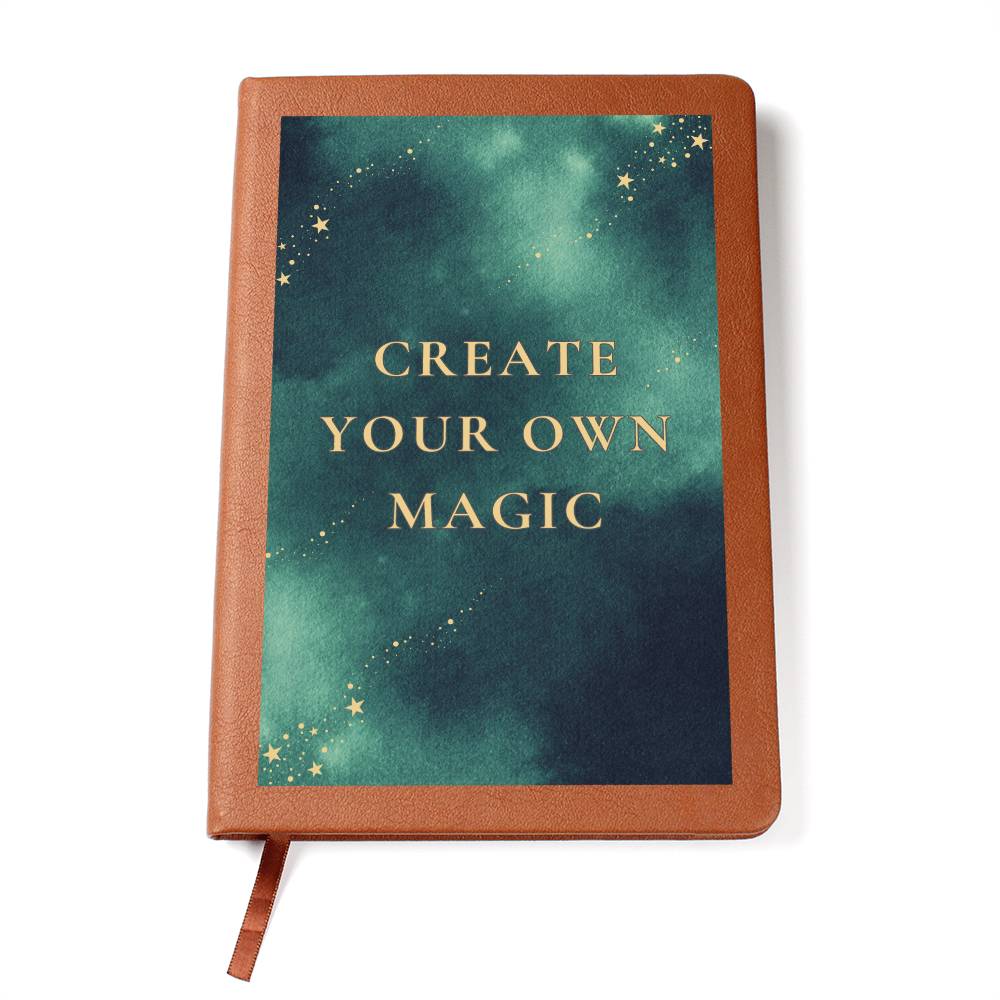 "Create Your Own Magic" Vegan Leather Journal