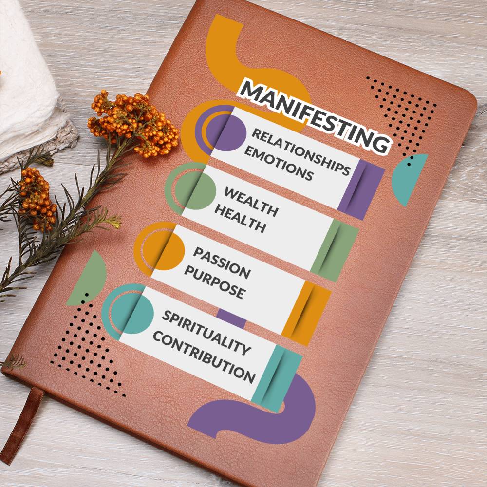 "Manifesting" Vegan Leather Journal