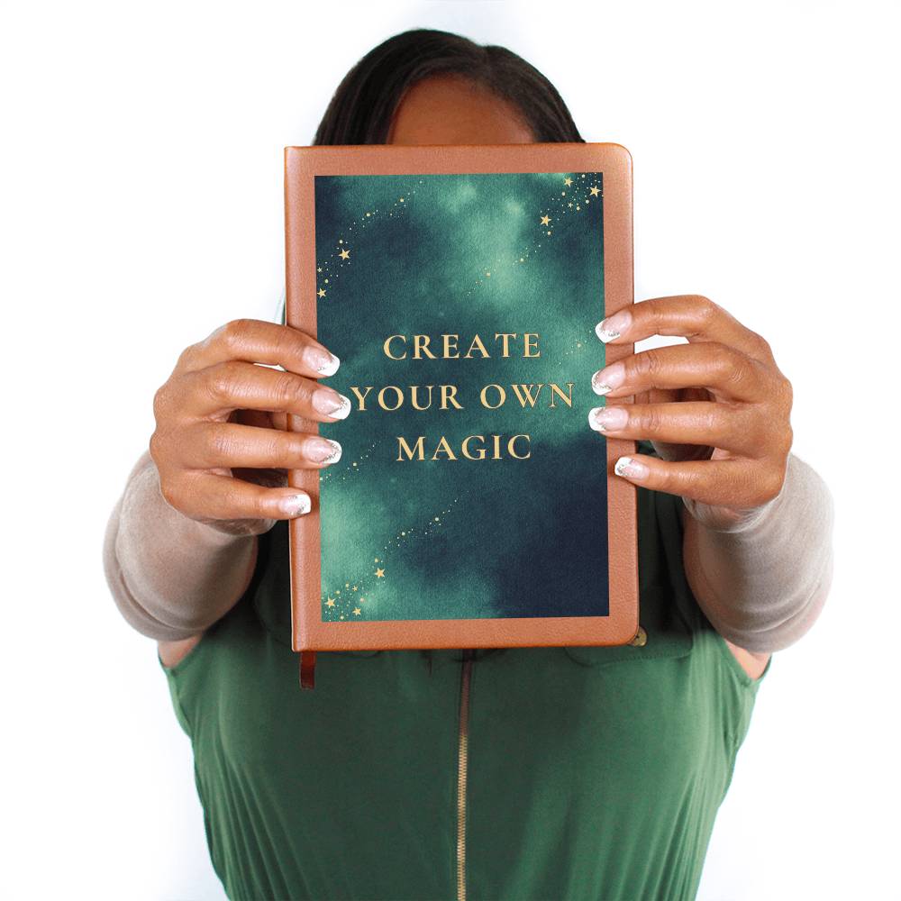 "Create Your Own Magic" Vegan Leather Journal
