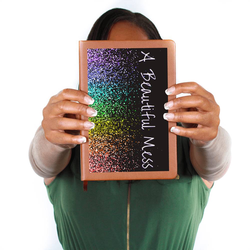 "A Beautiful Mess" Vegan Leather Journal
