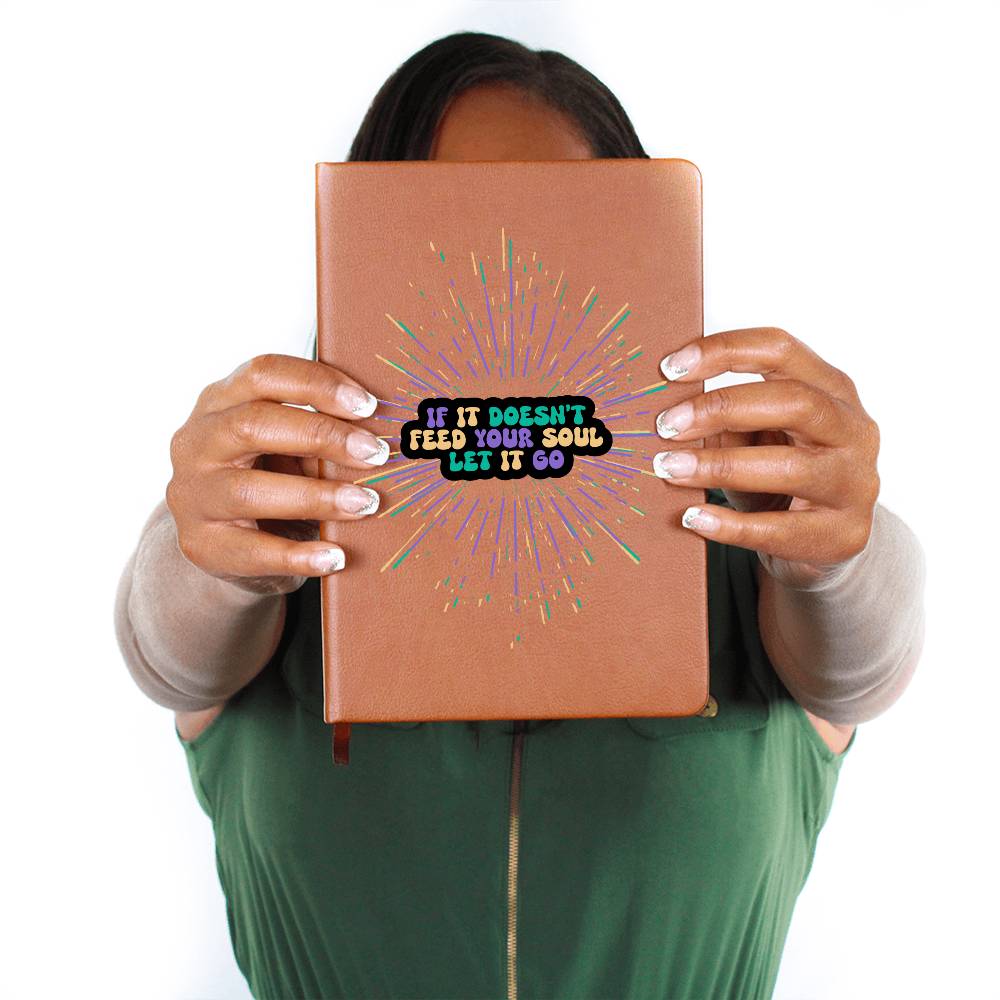 "Let It Go" Vegan Leather Journal