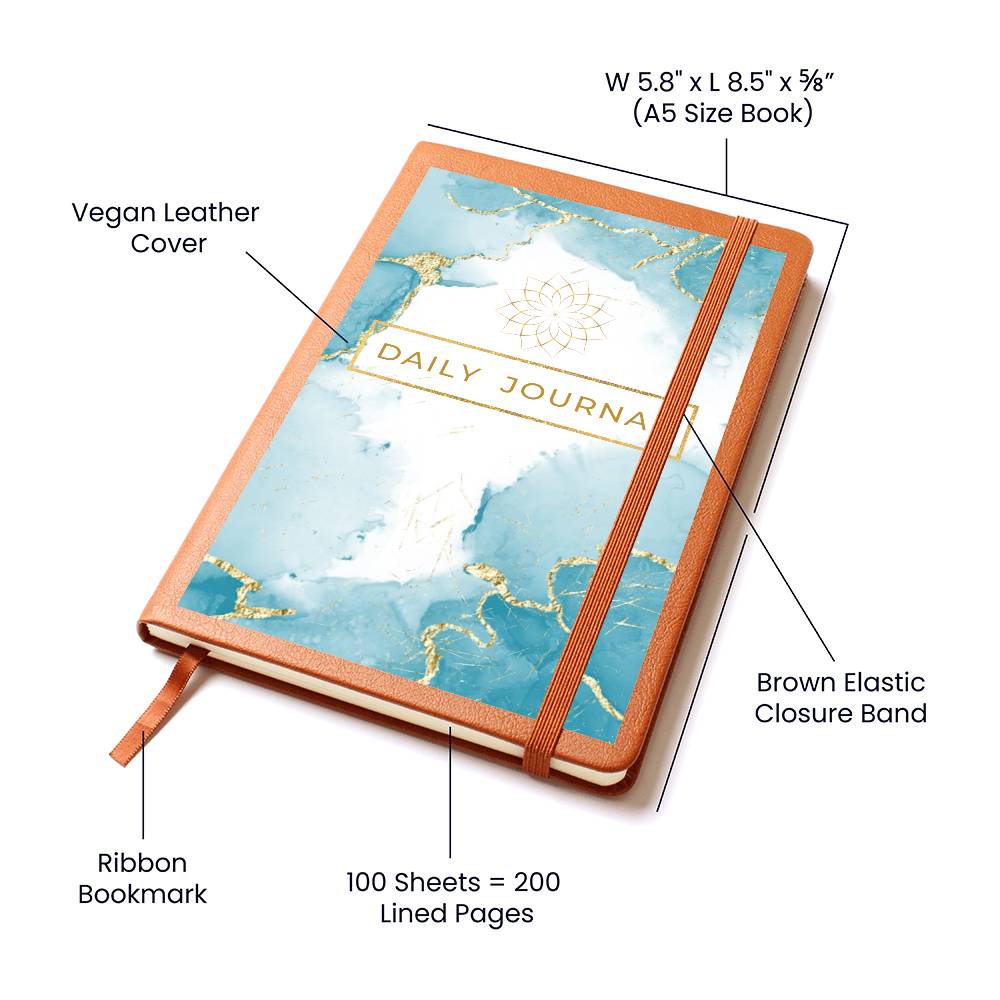 "Daily" Vegan Leather Journal