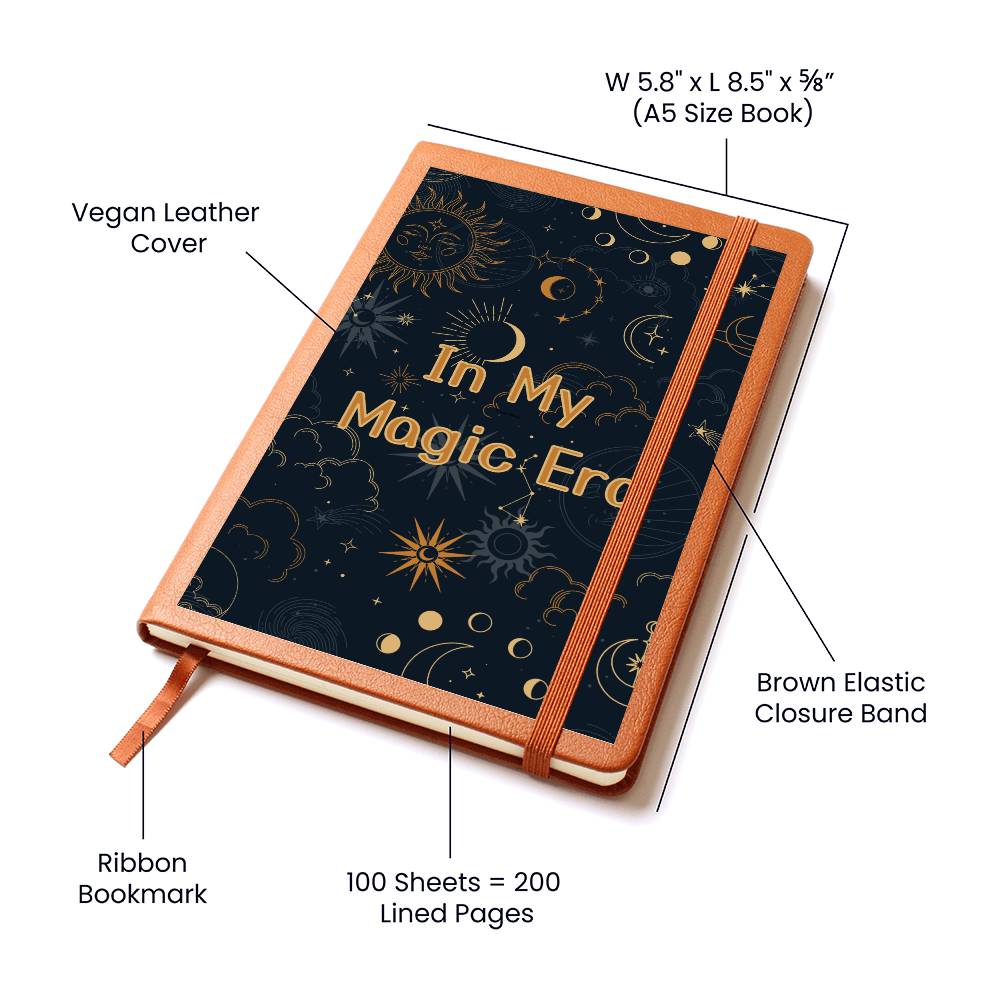 "In My Magic Era" Vegan Leather Journal