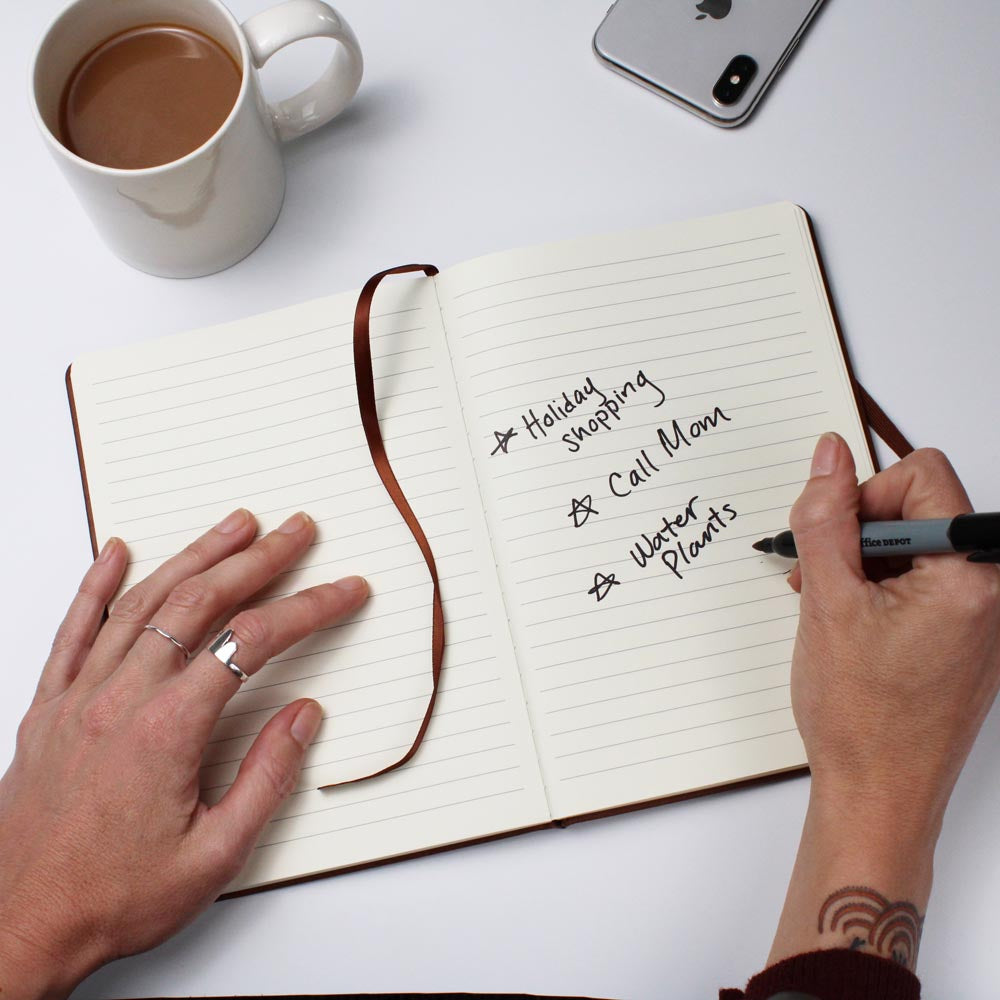 "Beautiful Mess" Vegan Leather Journal