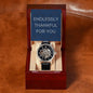 "Endlessly Thankful" Openwork Watch