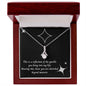 Alluring Ribbon Necklace