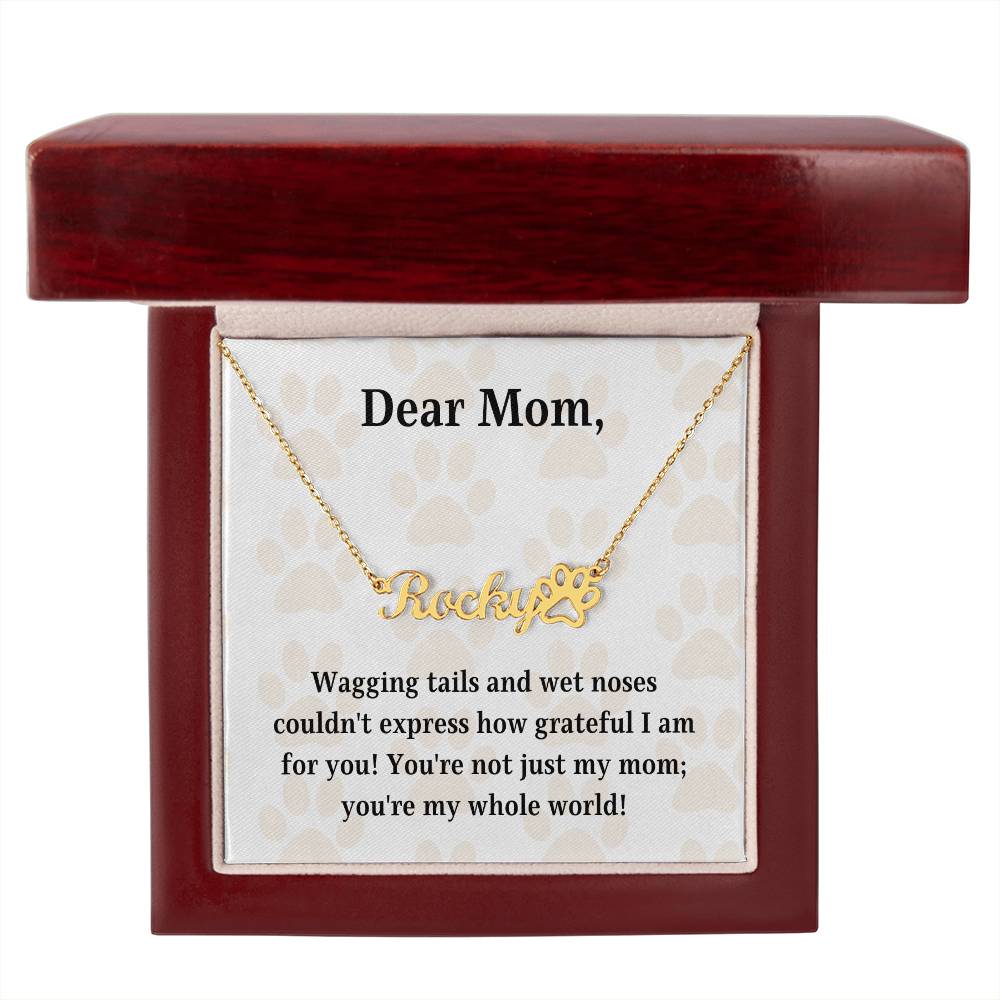 Puppy Love Note Necklace