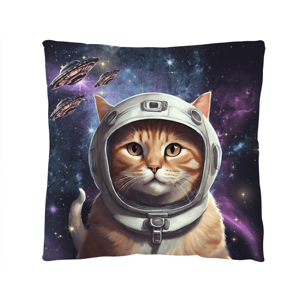 "Purrfectly Cosmic" Pillow