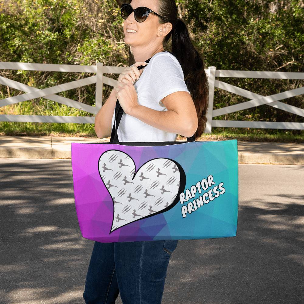 "Raptor Princess" Weekender Tote