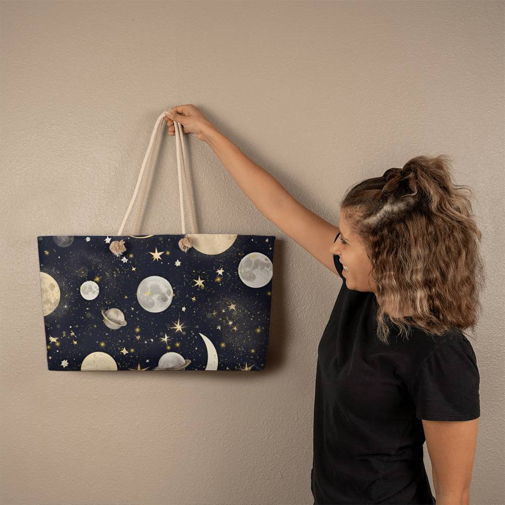 "Star Dust" Weekender Tote
