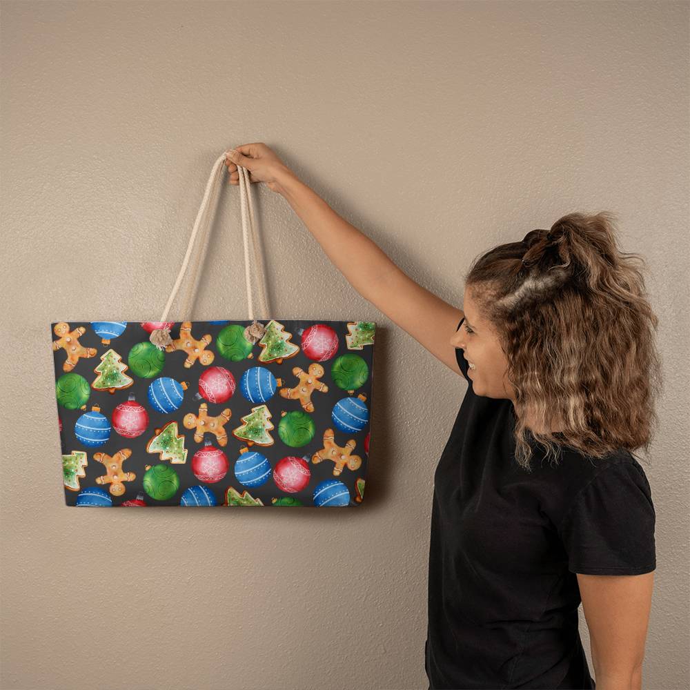 "Christmas Obsessed" Weekender Tote