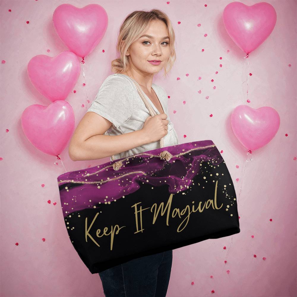 "Keep It Magical" Weekender Tote