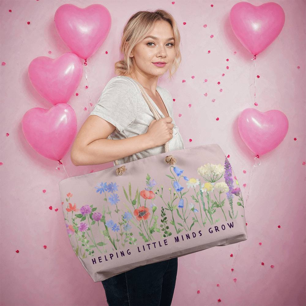 "Little Minds" Weekender Tote