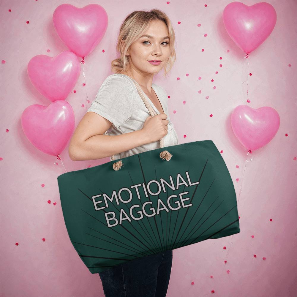 "Emotional Baggage" Weekender Tote