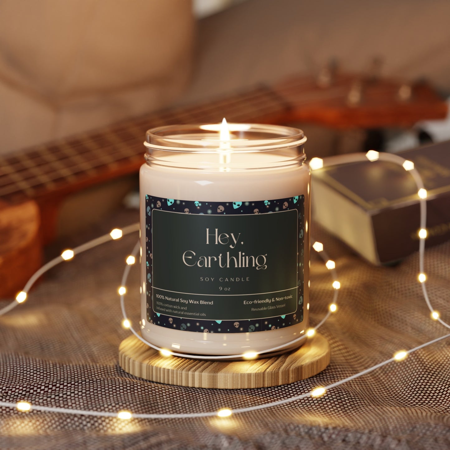 "Hey Earthling" Soy Candle