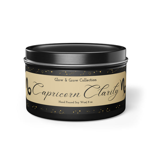 "Capricorn Clarity" Tin Candle