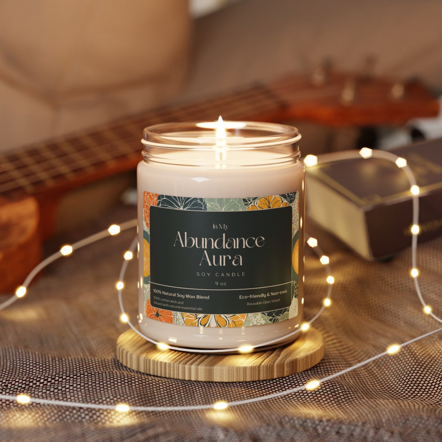 "In My Abundance Aura" Soy Candle