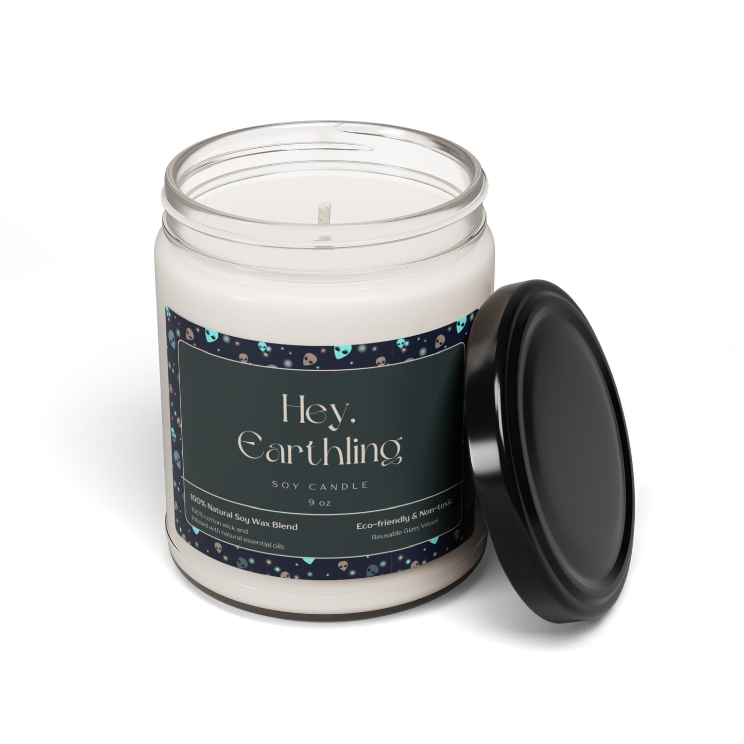 "Hey Earthling" Soy Candle