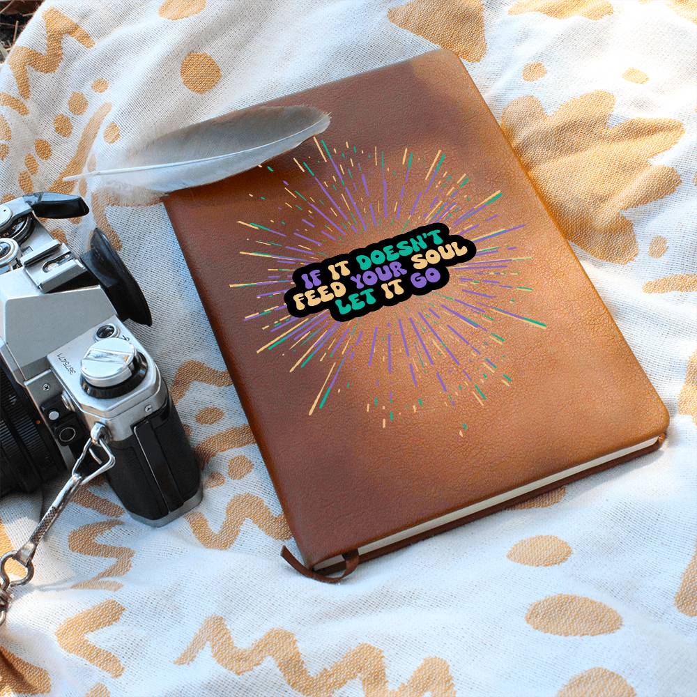 "Let It Go" Vegan Leather Journal