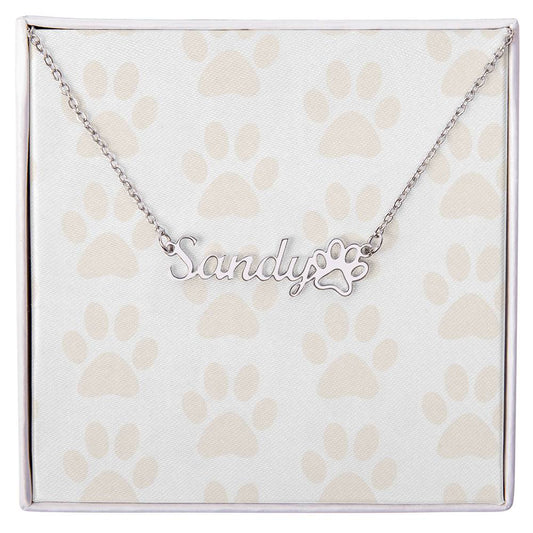 Puppy Love Name Necklace