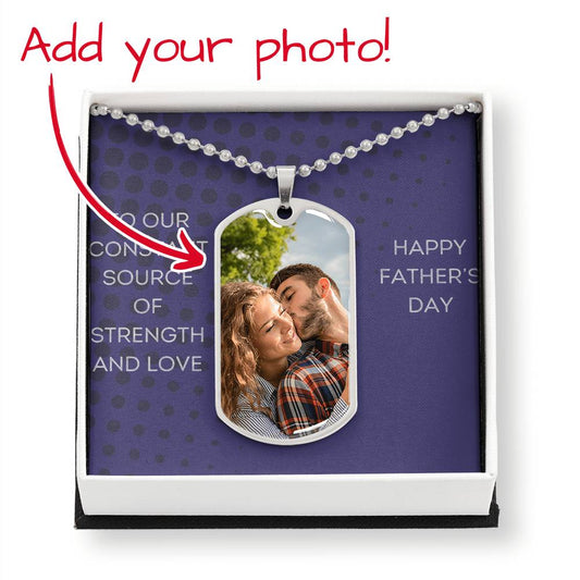 "Father's Day" Luxury Dog Tag